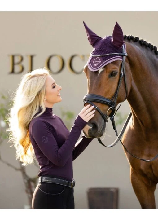 LeMieux Classic Fly Hood - Fig - Image 2