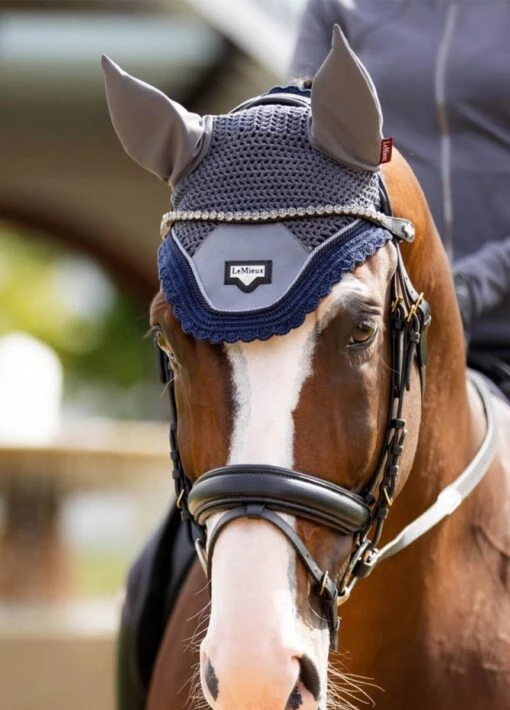 LeMieux Loire Fly Hood - Twilight Grey - Image 2