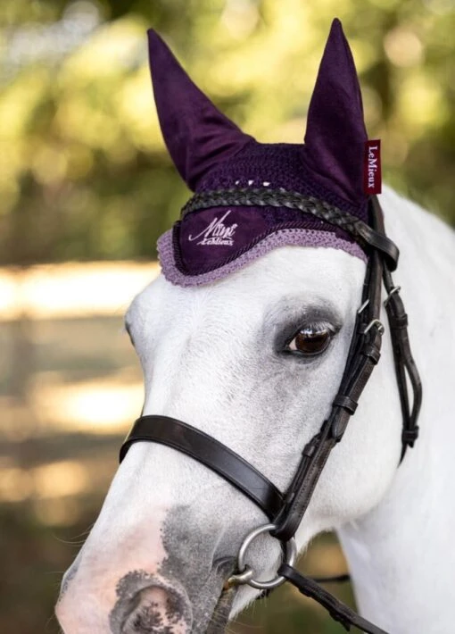 LeMieux Mini Fly Hood - Fig - Image 2