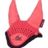 LeMieux Mini Fly Hood - Papaya -Equestrian Supplies Shop lemieux mini hood papaya 1rdy