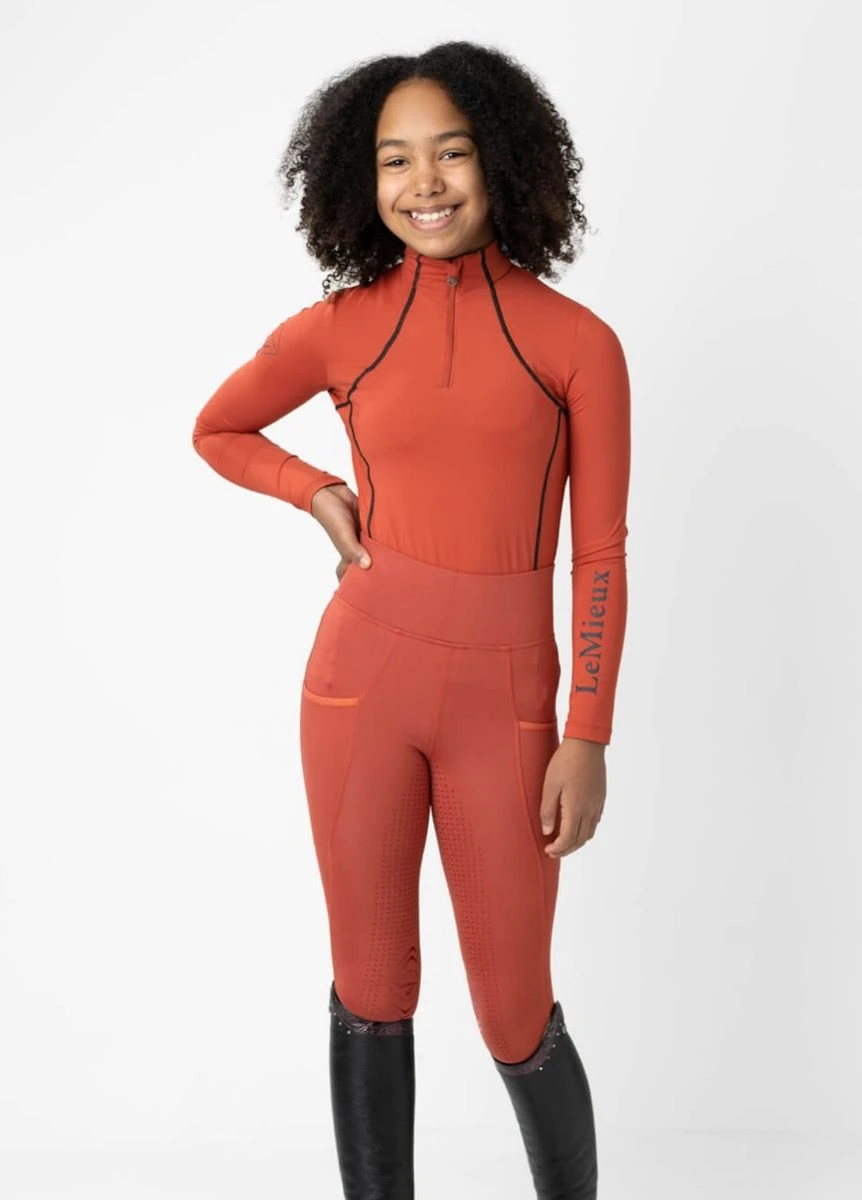 LeMieux Young Rider Pull On Breech - Sienna - Image 4