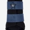 LeMieux Mini Brushing Boots - Indigo -Equestrian Supplies Shop lm mini boot indigo 1rdy 2