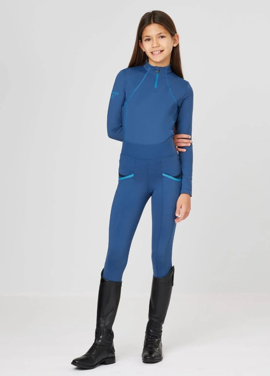 LeMieux Young Rider Pull On Breech - Atlantic - Image 2