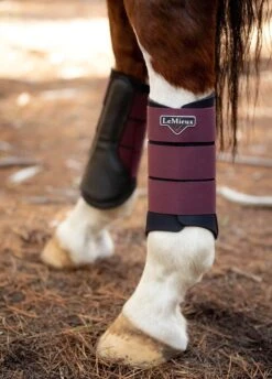 LeMieux Grafter Brushing Boots - Rioja -Equestrian Supplies Shop lmbootrioja6rdy
