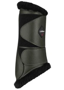 LeMieux Fleece Brushing Boots - Oak -Equestrian Supplies Shop lmfleecebootoak3rdy