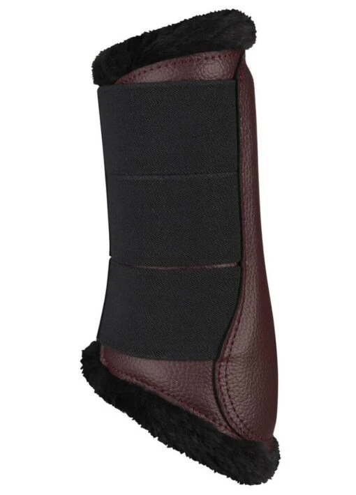 LeMieux Fleece Brushing Boots - Rioja - Image 4