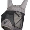 Gladiator Half Fly Mask - Black/Grey -Equestrian Supplies Shop lmgladiatormaskhalfrdy