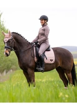 LeMieux Loire Classic Dressage Square - Rosé -Equestrian Supplies Shop lmloiredressrose2rdy