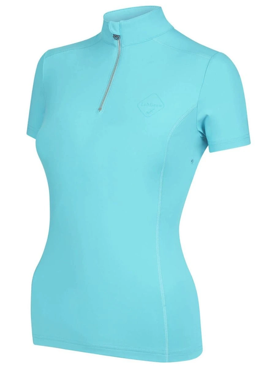 LeMieux ActiveWear Short Sleeve Base Layer - Azure - Image 2
