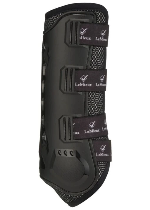 LeMieux Ultra Mesh Snug Boot (Pair) - Black - Image 2