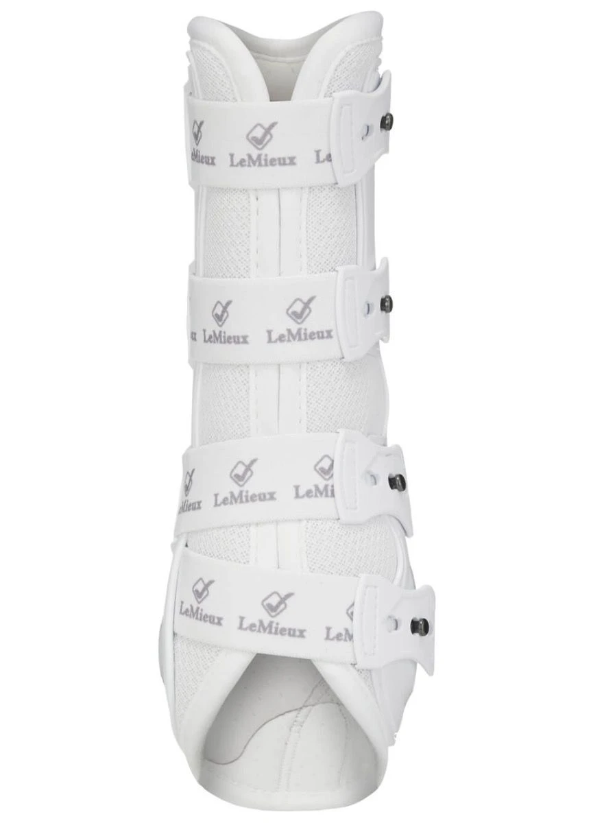 LeMieux Ultra Mesh Snug Boot (Pair) - White - Image 4
