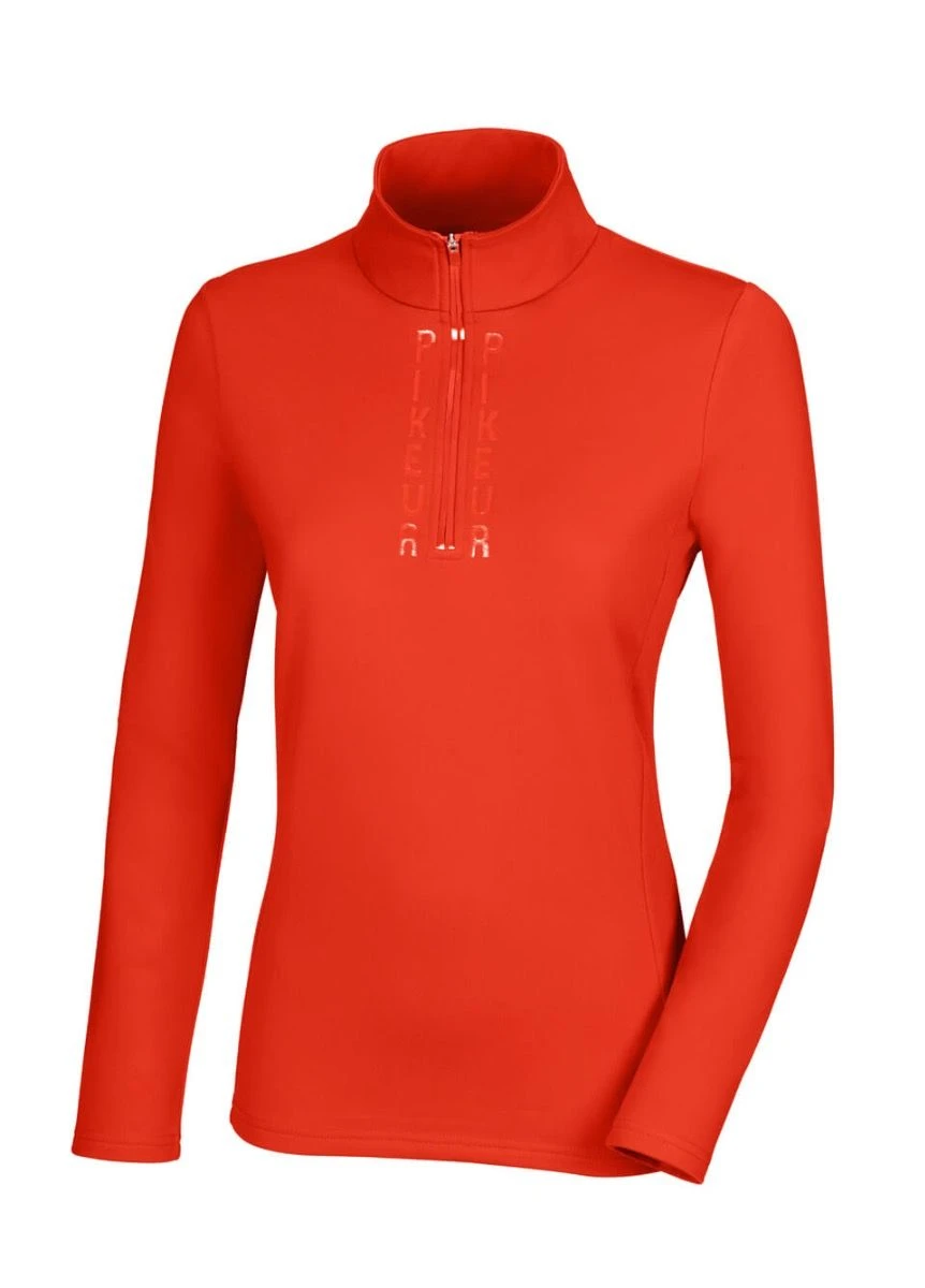 Pikeur Zip Shirt Sports - Burnt Orange