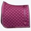 PS Of Sweden Diamond Bow Dressage Pad - Berry -Equestrian Supplies Shop ps diamond bow dressage pad berry 1rdy