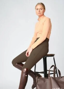 PS Of Sweden Juliette Full Grip Tights - Choc Chip