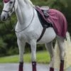 Rambo Waterproof Fleece Competition Sheet - Burgundy/Teal/Navy -Equestrian Supplies Shop rambo comp sheet burg 1rdy