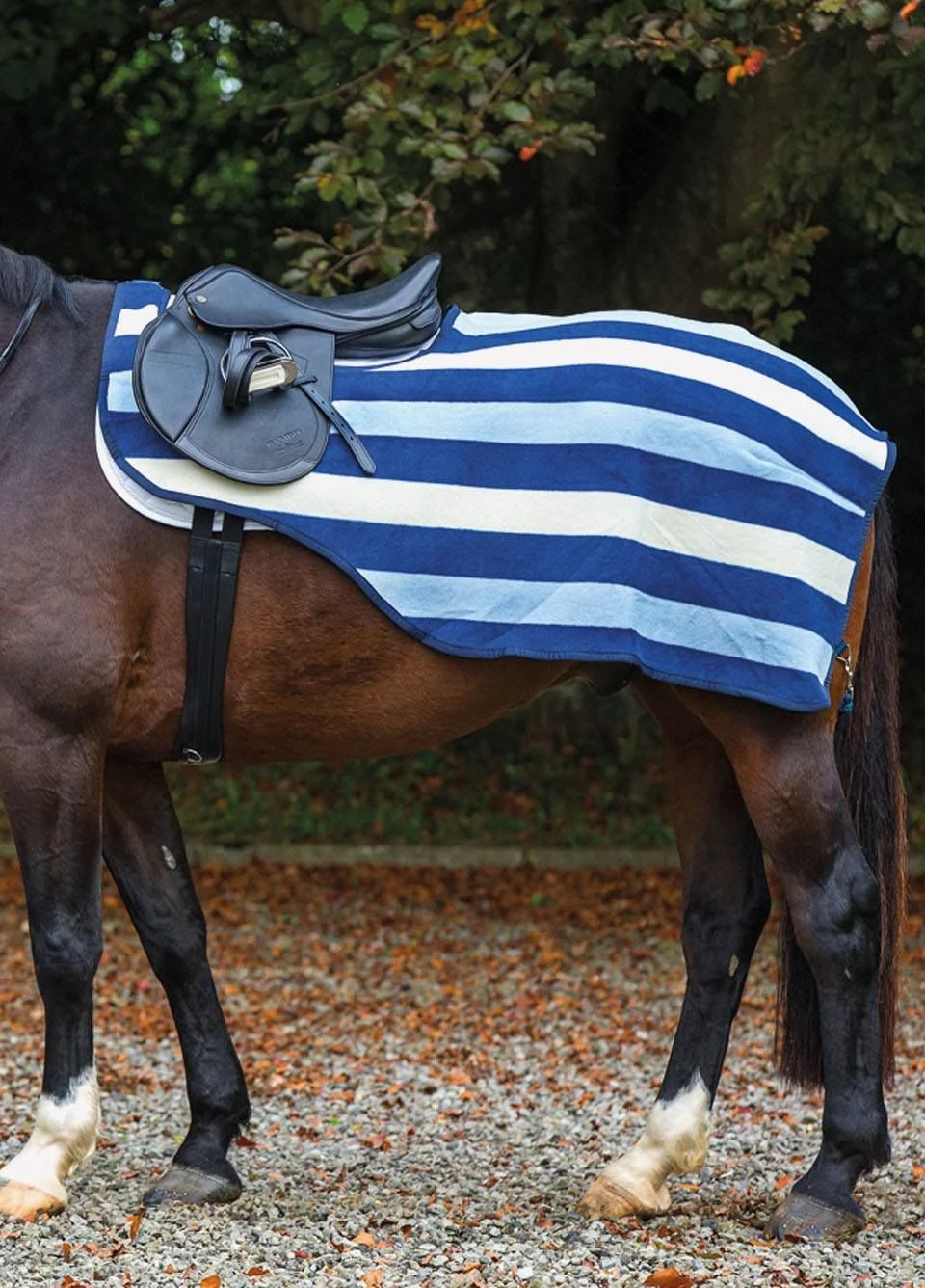 Rambo Fleece Competition Sheet - Navy Stripe