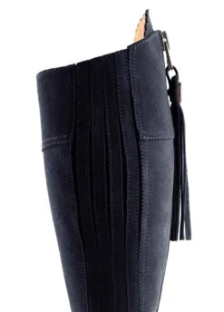 Fairfax & Favor Ladies Flat Regina Narrow Fit Suede Boot - Navy -Equestrian Supplies Shop reginanarrowflatnvyrdy