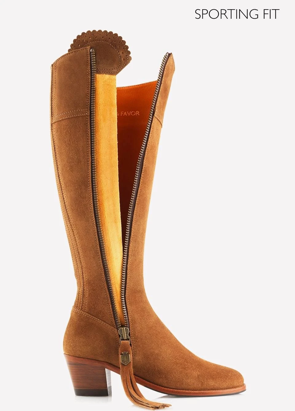 Fairfax & Favor Heeled Regina Sporting Fit - Tan - Image 3