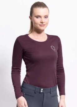 Samshield Axelle Long Sleeve Shirt - Aubergine