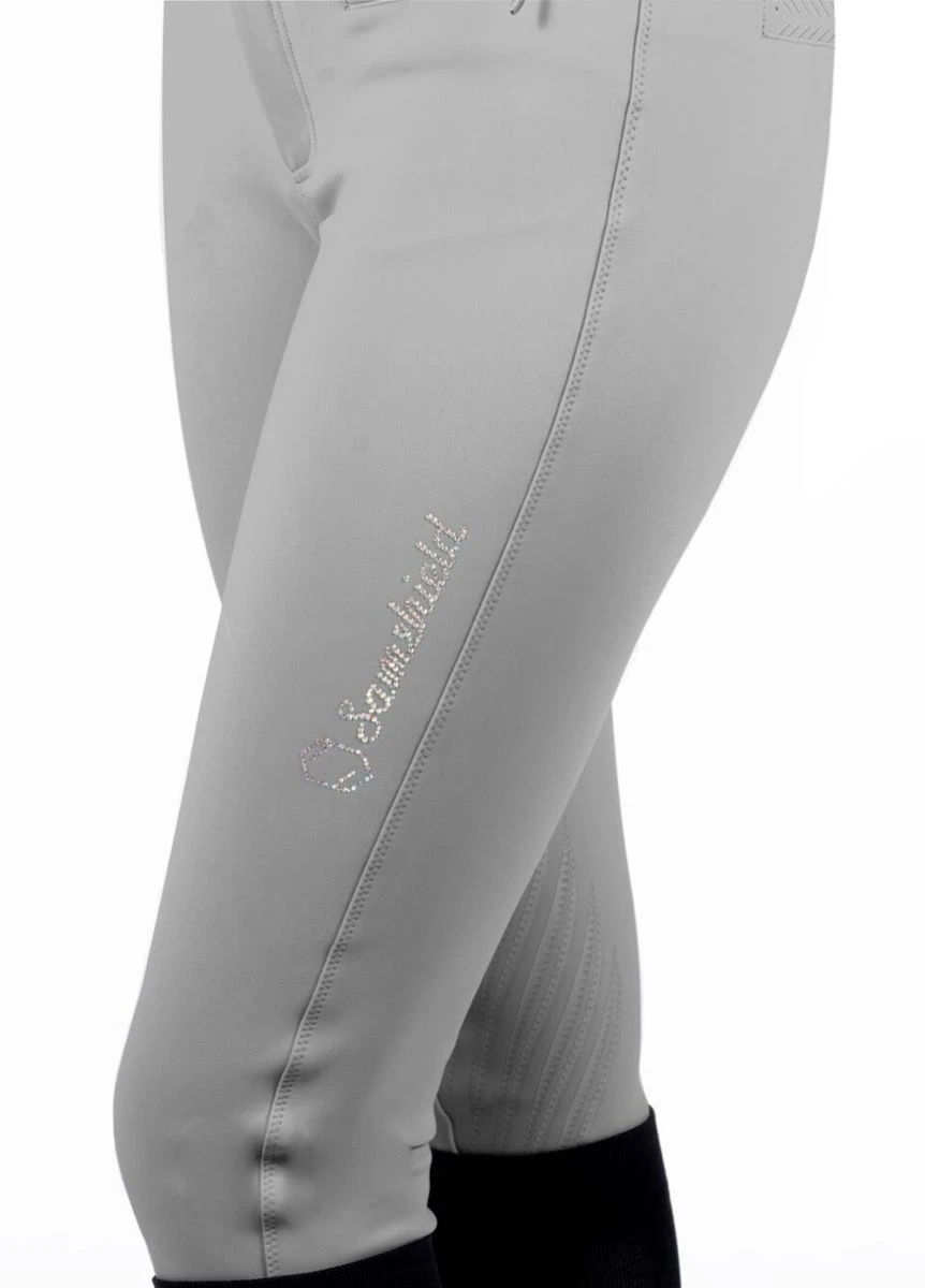 Samshield Adele Holographic Knee Grip Breeches - Grey