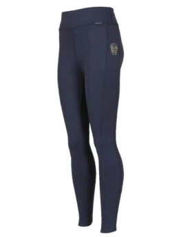Shires Aubrion Young Rider Non-Stop Tights - Navy