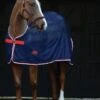 Weatherbeeta Scrim Cooler Standard Neck - Navy/Red/White -Equestrian Supplies Shop skrimcooler
