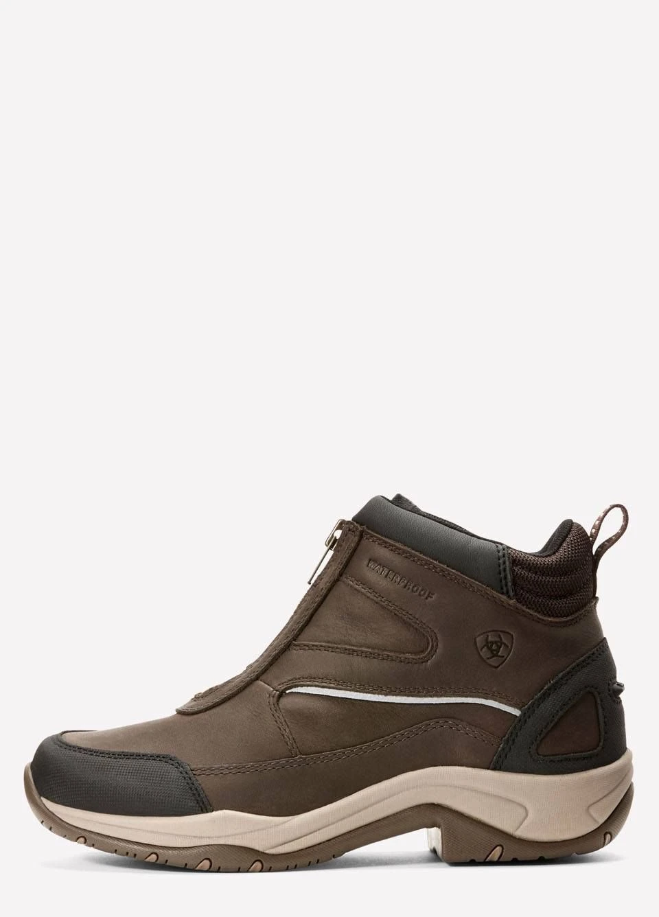 Ariat Ladies Telluride Zip H2O Boots - Dark Brown - Image 3