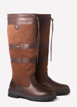 Dubarry Womens Galway Boots WIDE FIT - Walnut