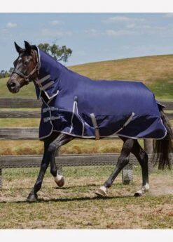 Weatherbeeta ComFITec Essential Combo Heavy - Navy/Silver/Red